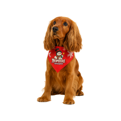 Pañoletas Navideñas para Perros Personalizadas